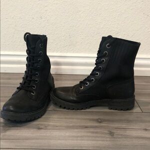 Blowfish Black Women's Combat Boots